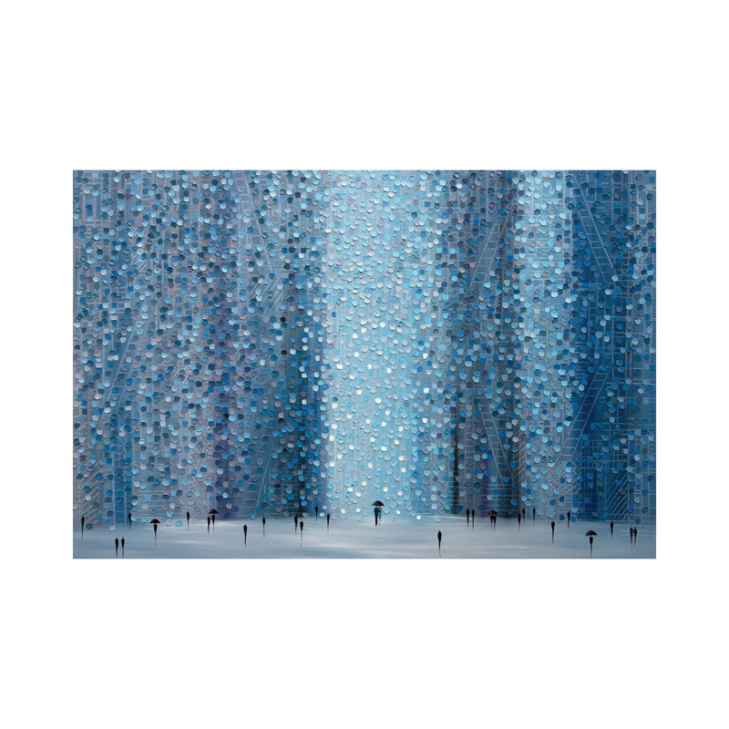 Rain And You by Ekaterina Ermilkina - Painting on Canvas, Wrapped Canvas, 66.04 cm H x 45.72 cm W x 1.91 cm D
