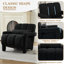 Chaise d'appoint rembourrée avec accoudoirs 28 po Jakeim-2031137344