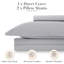 Housse de couette Southshore Basics de Southshore Fine Linens, couleur gris acier, en microfibre doublement brossée 90 g/m², fermeture éclair invisible et attaches aux coins, 1 taie d'oreiller incluse, taille Twin/Twin XL.-1947770617-1947736103