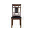 Classic 6Pc Dinng Set Table Bench 4X Chaises Similicuir