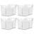 Divided Fridge Organizer Bin with Handles - Refrigerator or Freezer Bin - Organize Food Pouches or Snacks