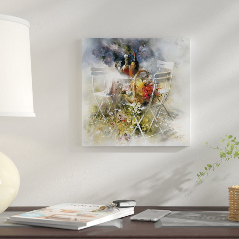 «Invitation» par willem haenraets - reproduction d'art sur toile, H 12 po x l 12 po x P 0,75 po, Toile tendue, Pas de tapis