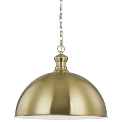 Kaisen 1 - Light Brass Dome Pendant