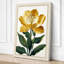 Golden Bloom Botanical - Wrapped Canvas-131763490-131763493