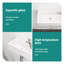 Lavabo de salle de bain en céramique 14,55 x 7,14 pouces - fixation murale, blanc, teinté, rectangulaire, trou de robinet monté L 14,55 po x l 7,14 po x H 3,47 po-1220953190