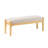 Doucet 48" Wide Solid Wood Upholstered Bench