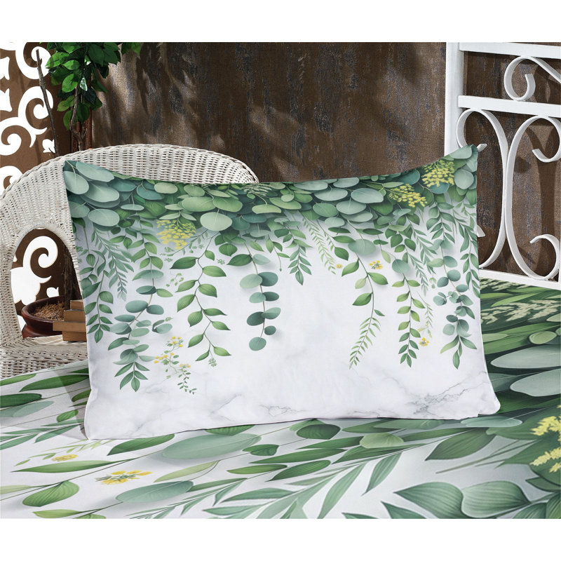 Drap-housse et taie décorative Ambesonne, Ensemble de draps pour lit simple TG avec une taie