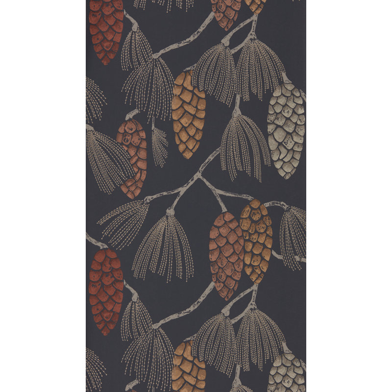 Epitome Wallpaper, Copper/Gold/Sepia