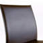 Chaise d'appoint en similicuir brun avec cuir retravaillé durable, H 32,30 po x l 18,10 po x P 18,10 po-742121658