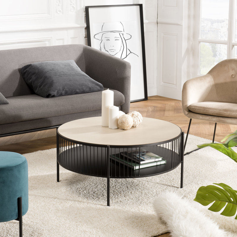 Rahway Four Leg Coffee Table with Storage