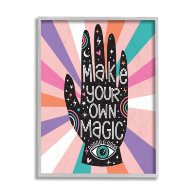 «Make Your Own Magic Expression» par Ilis Avilés - reproduction d'art textuel