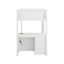 Lit superposé simple au-dessus de simple avec lit gigogne et bureau-882963204
