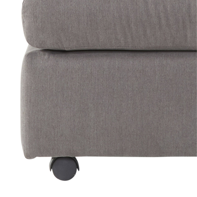 Tissu gris carbone - ameublement de salon, profil épuré, assise en mousse confortable, gris fonctionnel, forme, fonctionnalité polyvalente