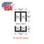 Rail de porte coulissante 1/8 po - ensemble supérieur et inférieur en plastique noir 48 po, lot de 3 - Outwater-118375724
