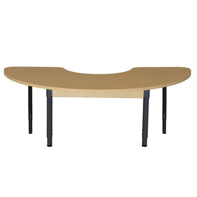 Adjustable Height Half-Circle Activity Table