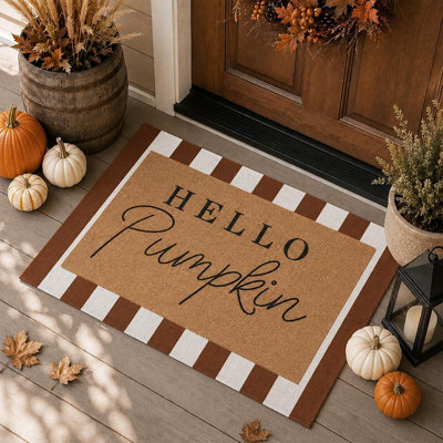 Ensemble de paillasson 2 pièces Hello Pumpkin