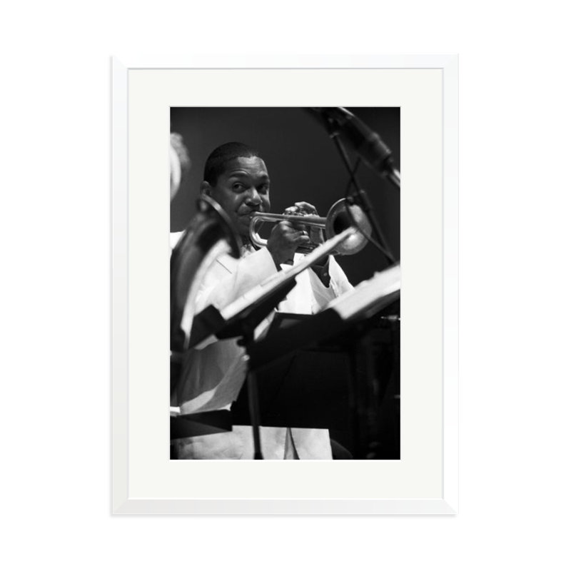 Wynton Marsalis Plays, 31" H x 23" W, White