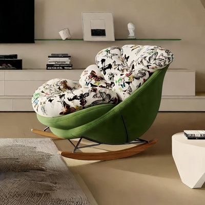 Upholstered Rocking Chair by VIBORZ