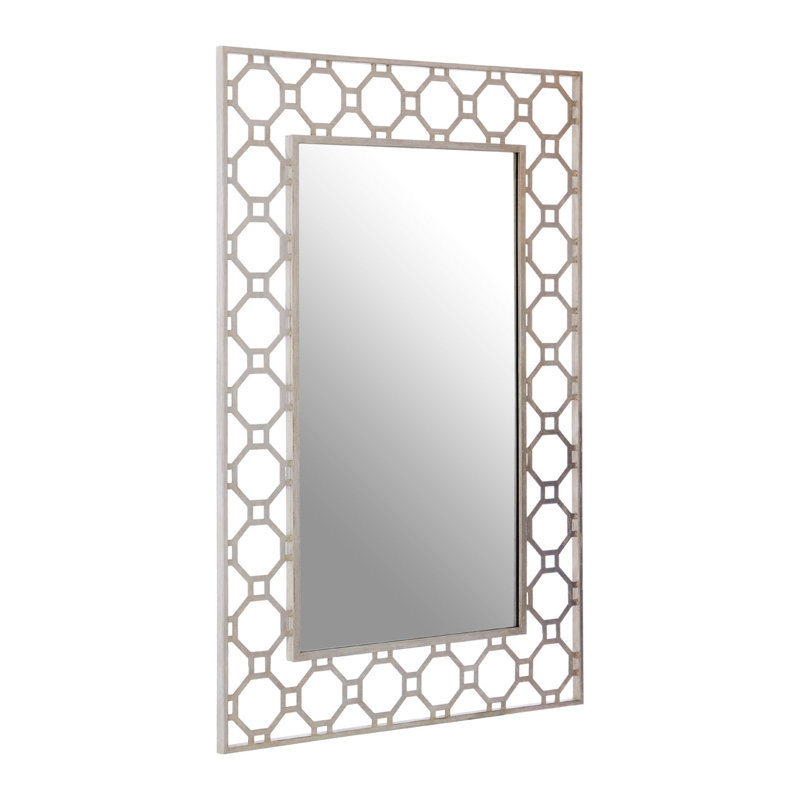 Reed Metal Flat Wall Mirror