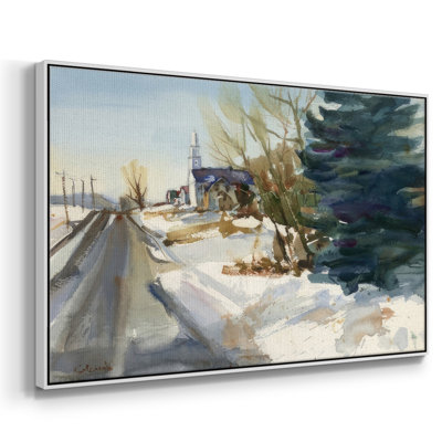 Église paroissiale en hiver