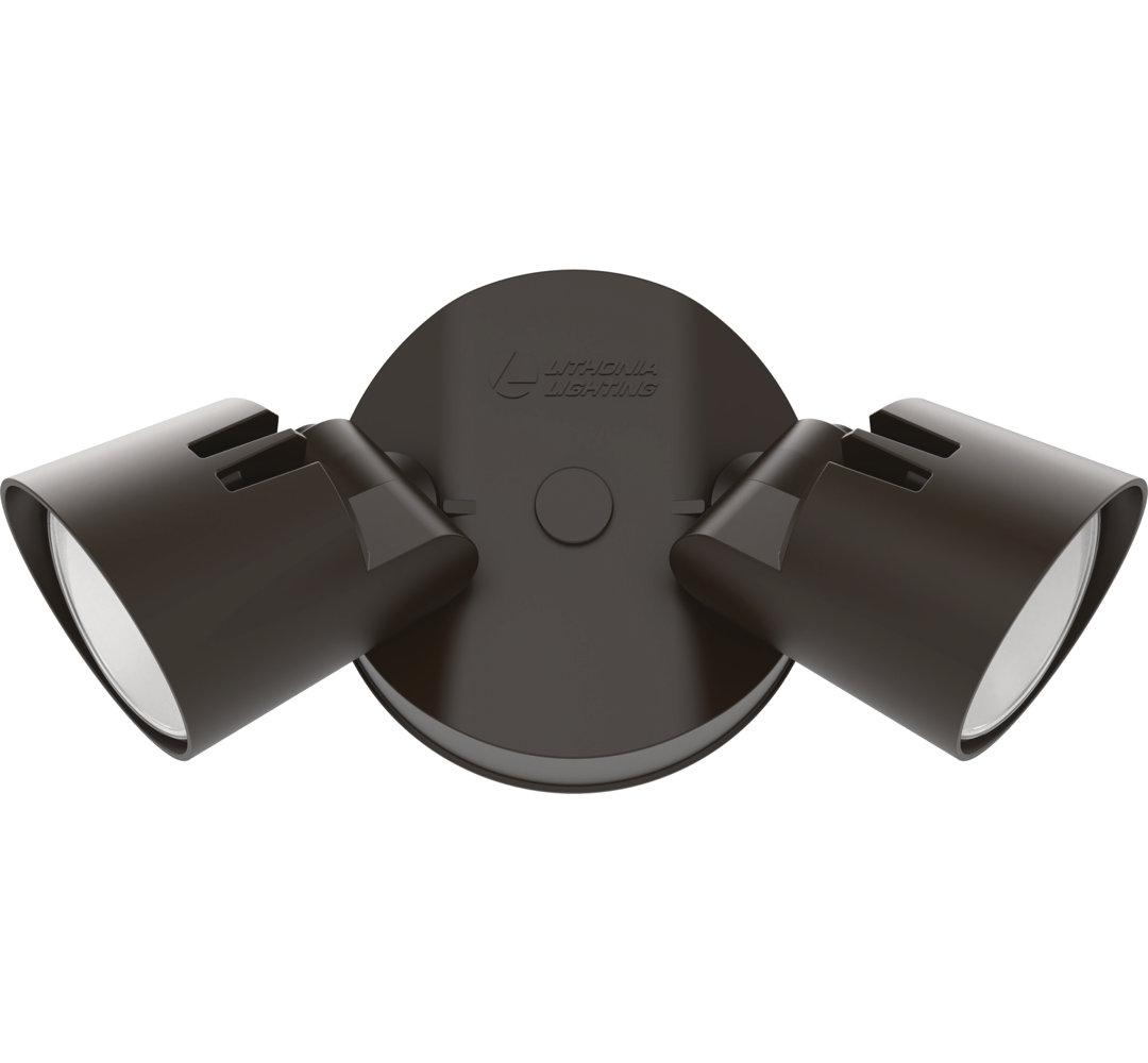 Outdoor 2 - Head Hardwired Outdoor Security Flood Light Lithonia Lighting