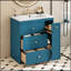 Meuble-lavabo autoportant de 30 po avec tiroirs et lavabo