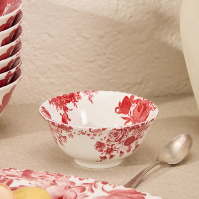 Ensemble de 6 bols en porcelaine Gabrielle Rose