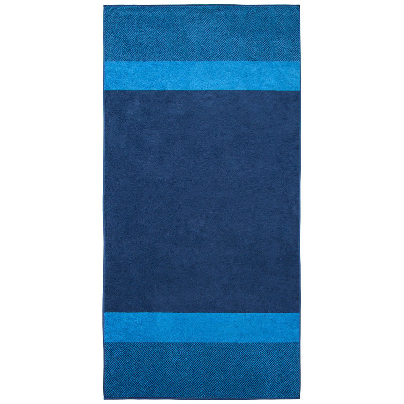 Blue Island Chemical-free and Sustainable Bath Sheet Single, Blue