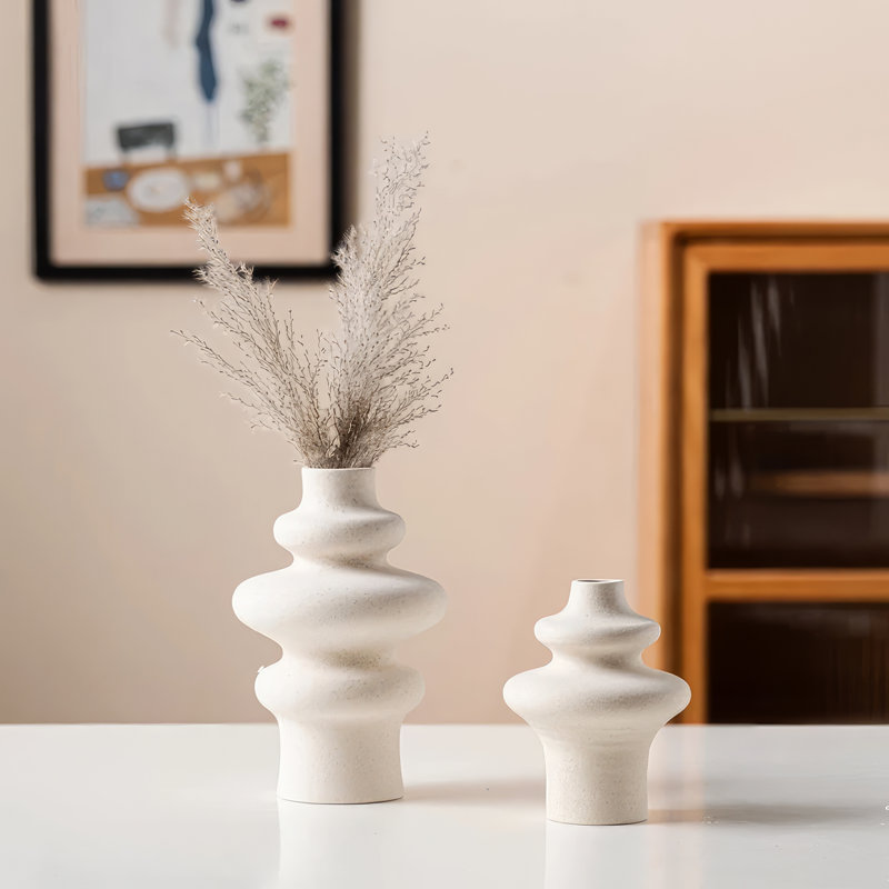 Ensemble de 2 vases de table en céramique Corbitt