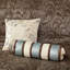 Housse de couette très grand / très grand - 100% dans les tons 6 Taupe élégant et style bleu