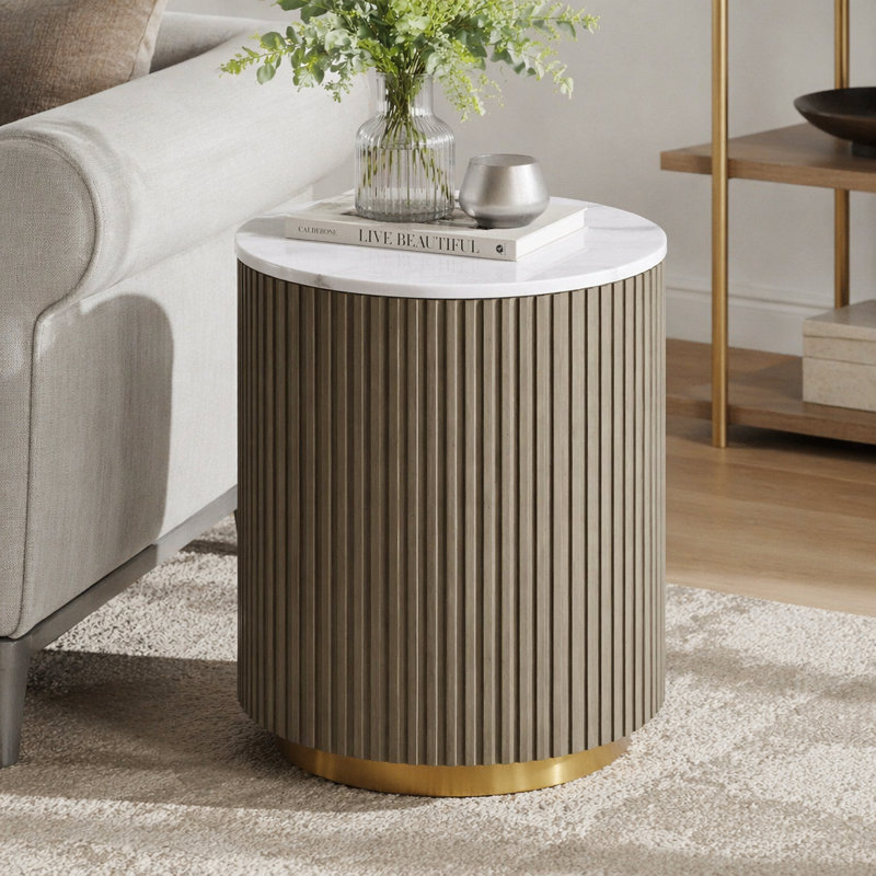 Table de bout Sennewald Greige