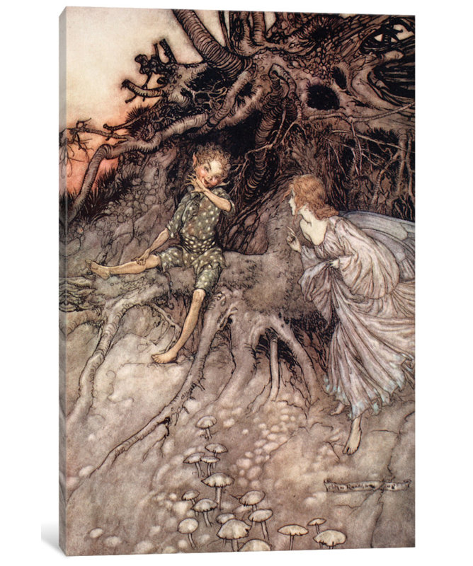 « i is the night, 1908 », reproduction d’art sur toile, H 26 po x l 18 po x P 1,5 po