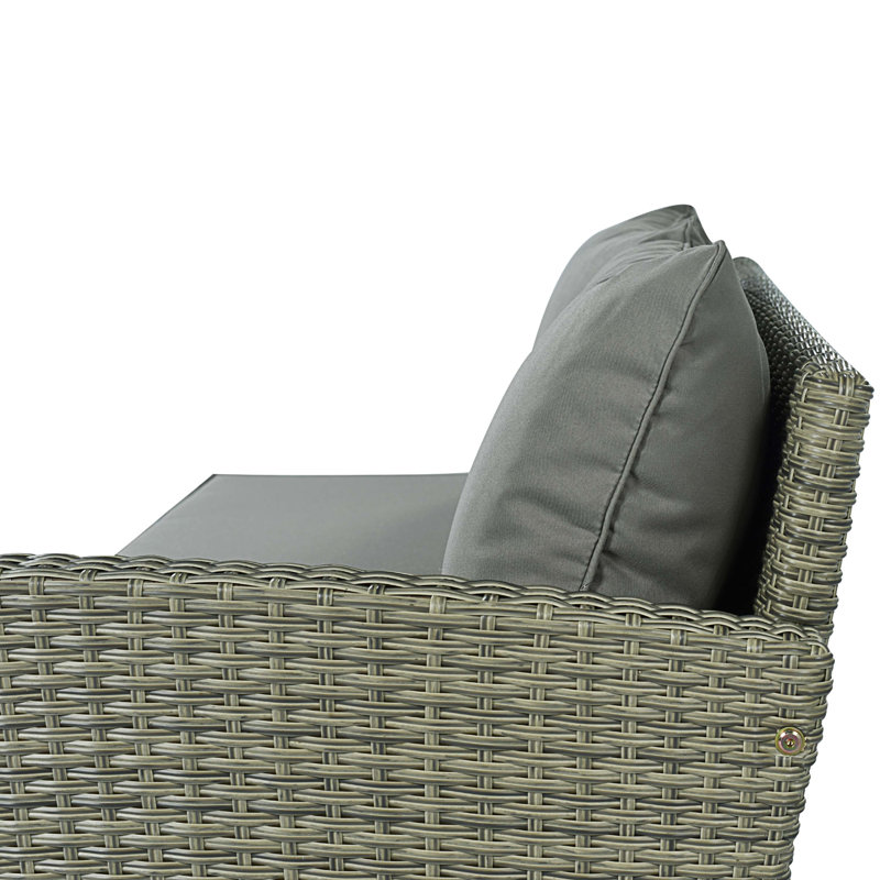 Ensemble repas extérieur L 22,4 po Aydogan, gris