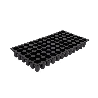 Sunpack 21" x11" 72-Cell Round Insert for Seed Starting, Black, 2.5"
