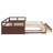 Wooden Daybed with Trundle Bed and Two Storage Drawers , Extendable Bed Daybed,Sofa Bed for Bedroom Living Room-1024397838