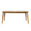 Table d'extérieur en bois avec finition 72,79 po x 35,53 po 28,92 po Smart l 71,5 po x H 28,92 po