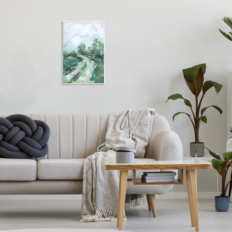 On My Way Abstract Path Wall Plaque, design by Wani Pasion, 15" H x 10" W