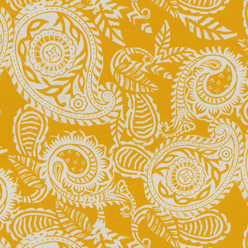 Coussin de banc d'intérieur/d'extérieur, Jaune