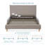 Lit plateforme tapissier - Grand