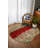 Kaia Collection Digital Print Cotton-Polyester Burgundy Floral Rug-1379548256
