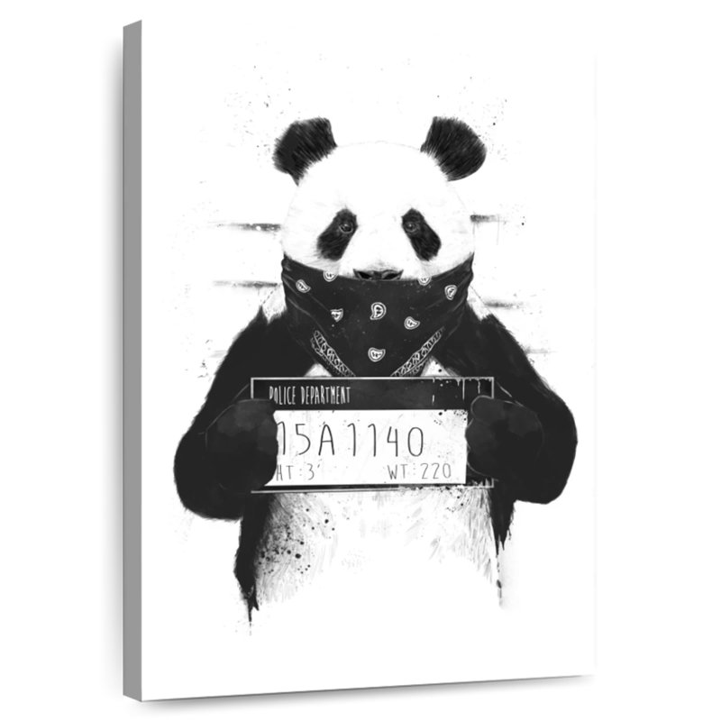 Brampt Bad Panda, 45" H x 30" W