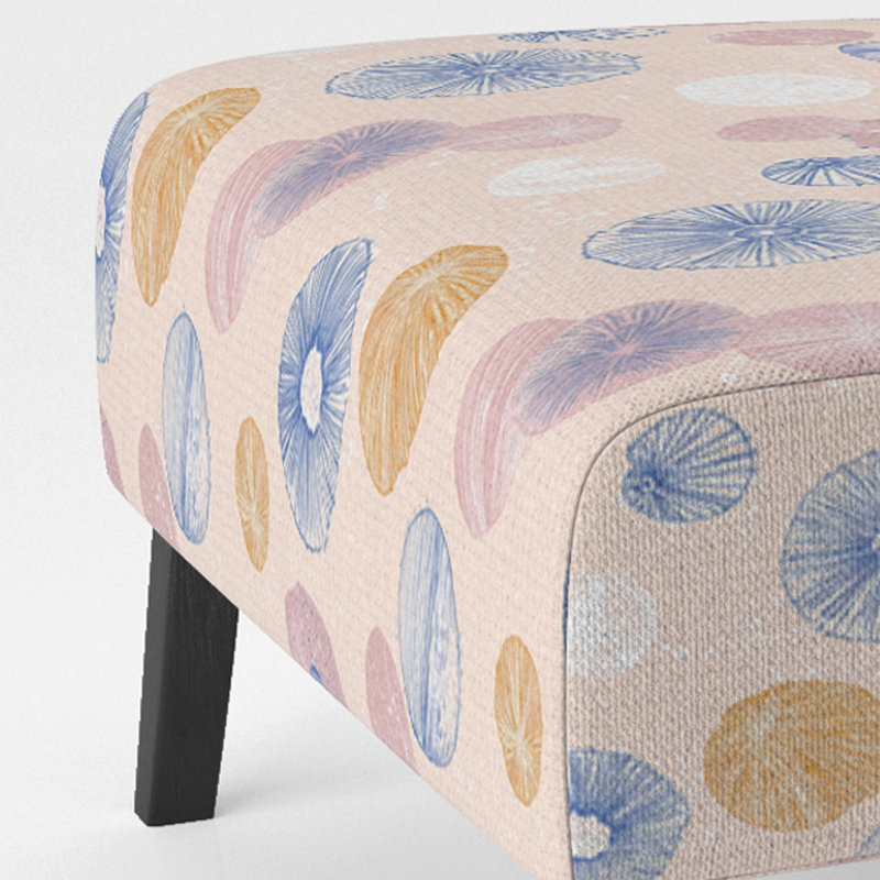 Fauteuil de chambre Abstract, Pantoufle sans accoudoirs