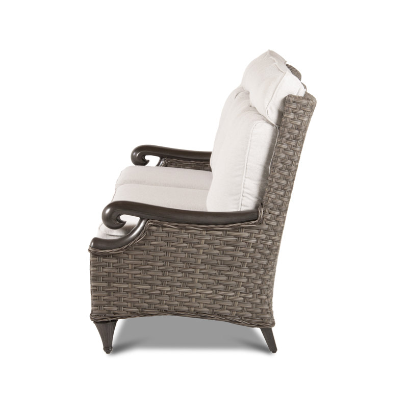 Davenport Outdoor 3 - Seat Patio Sofa, Nurture Pebble