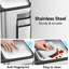 I2 Steel Step On and Touch Top Multi-Compartment Rubbish & Recycling Bin-126466766