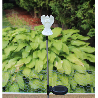 Solar Powered Pray Angel Garden Decoration Stake Outdoor Landscape Yard Pathway Lawn Patio Color Changing LED Light -  Amples, PA01