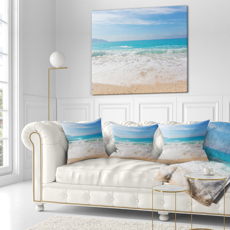 Coussin Seashore, 18 po x 18 po, Carré