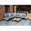 FSC1 Aspen 6 Seat Modular Set 1 Coffee table, 1x R BENCH 1 X L BENCH. I PC CORNER