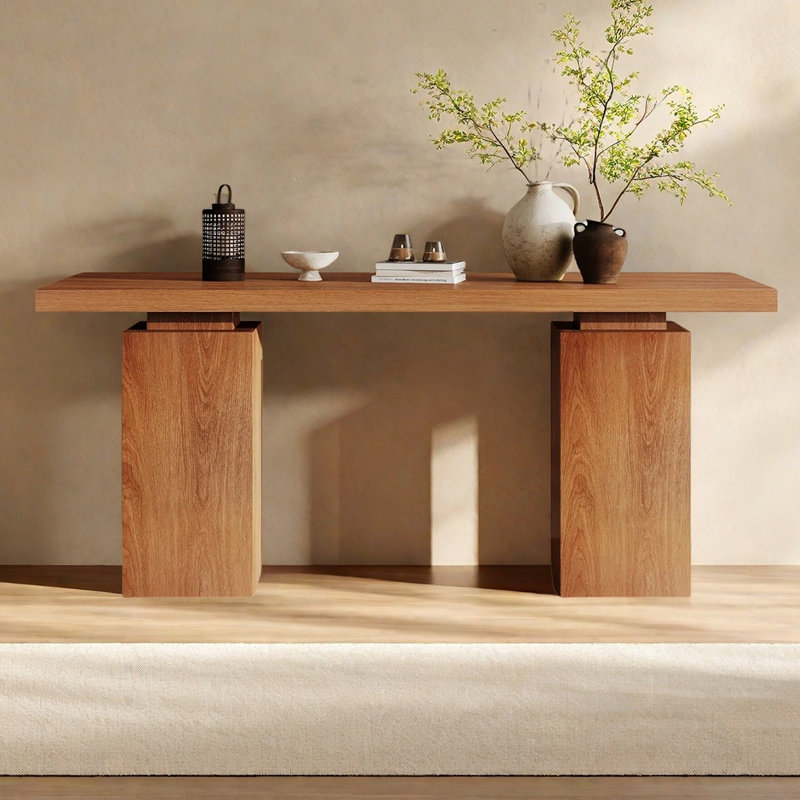 Console minimaliste de style nordique, H 31,5 po x l 70,87 po x P 13,78 po