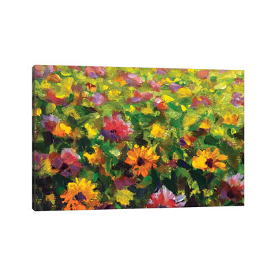 Flower Meadow by Valery Rybakow - Painting on Canvas