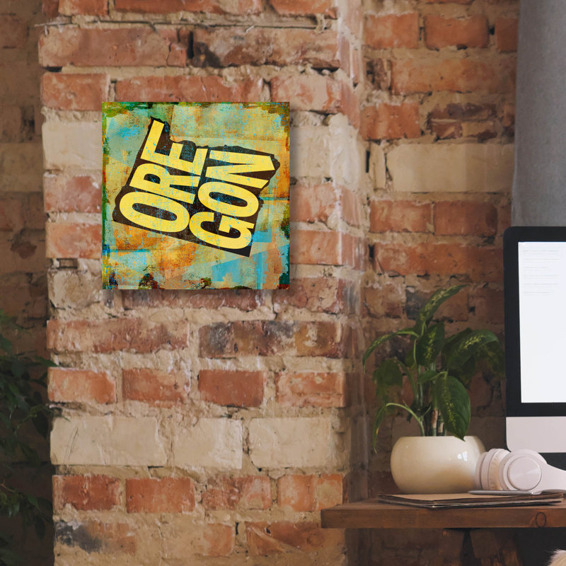 «Oregon» par Art Licensing Studio, art mural sur toile